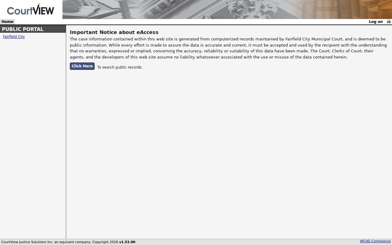 Fairfield residents directory municipal court records portal