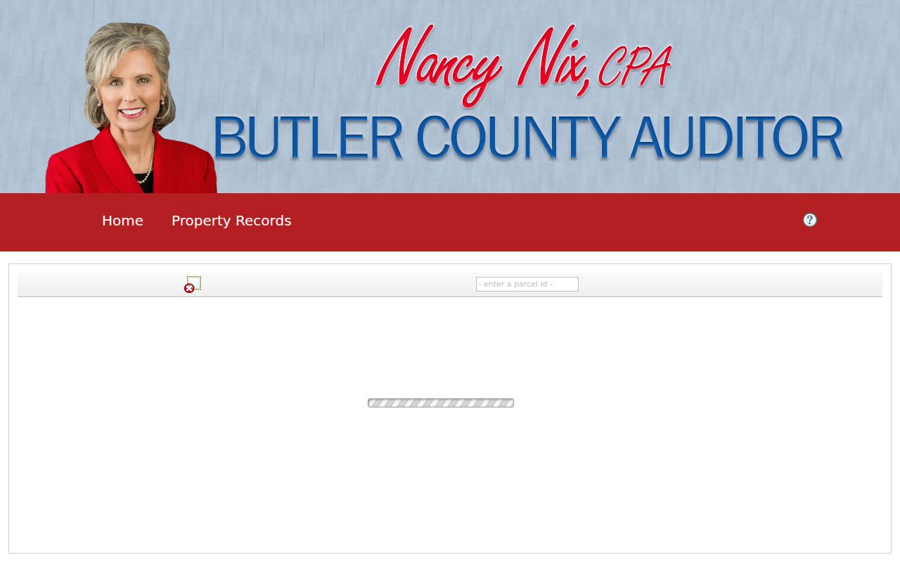 Fairfield street directory Butler County Auditor advanced parcel map